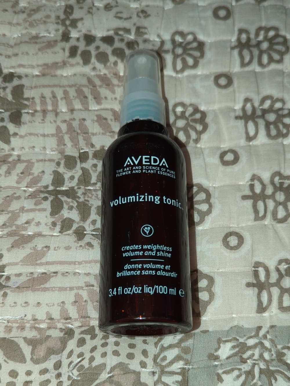 AVEDA Volumizing Tonic Spray - Dark Brown Bottle with White Cap
